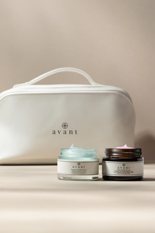 Crème visage et yeux nuit et crème visage  à l'acide hyaluronique - 2 produits