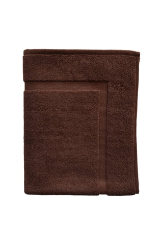 2 tappetini bagno - Cioccolato - 45 x 65 cm