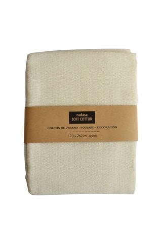 Plaid - Crema - 230 x 260 cm