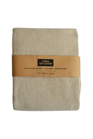 Plaid - Beige - 230 x 260 cm