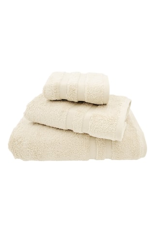 3 asciugamani - Crema