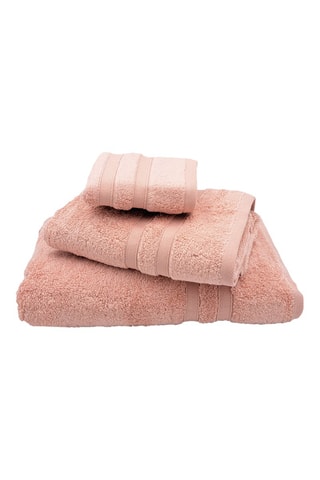 3 asciugamani - Rosa