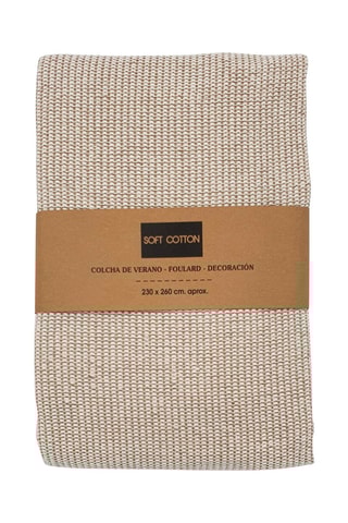 Copriletto - 
Beige - 230 x 260 cm