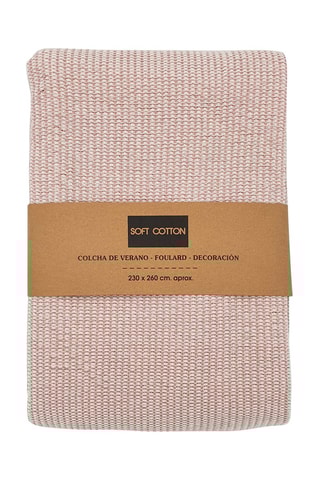 Copriletto - 
Rosa - 230 x 260 cm