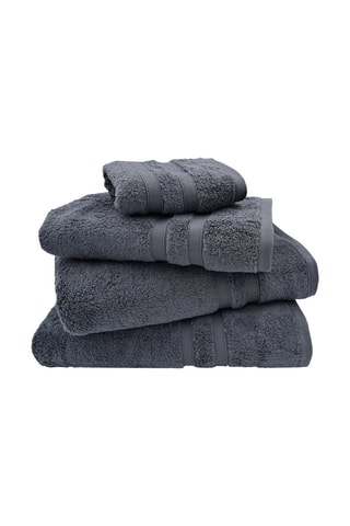 Asciugamano Eco Cotone  - Nero - 50 x 90 cm