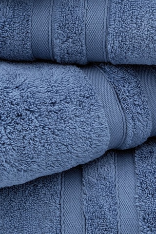 Asciugamano Eco Cotone  - Blu scuro - 50 x 90 cm