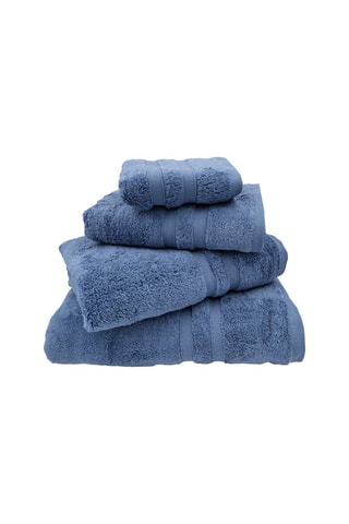 Asciugamano Eco Cotone  - Blu scuro - 50 x 90 cm