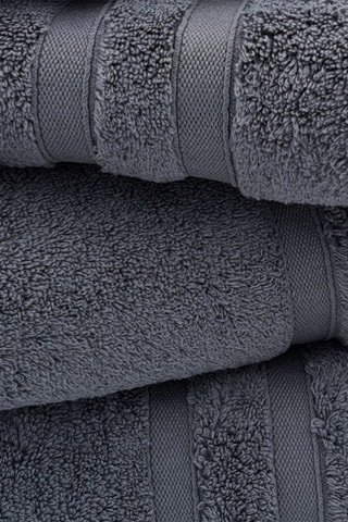 3 asciugamani - Antracite - 30 x 50 cm