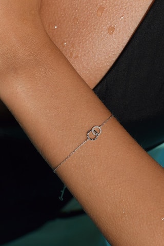 Pulsera Inaya - Oro blanco y diamantes