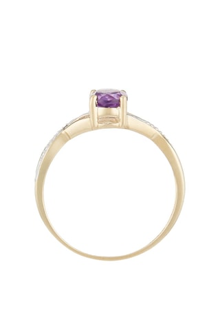 Anillo Purple magic  -  Oro amarillo y amatista