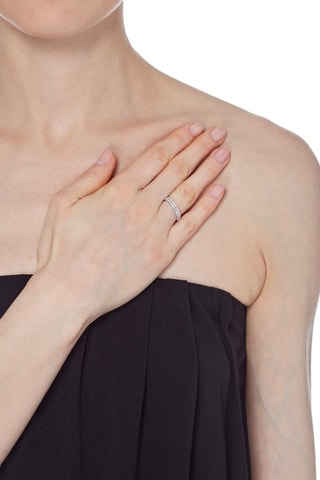 Trouwring Pureté Witgoud en Diamanten 0,51 Karaat/26