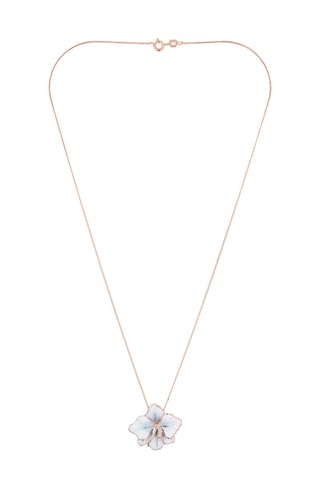 Colgante Althaea - Oro rosa y diamantes