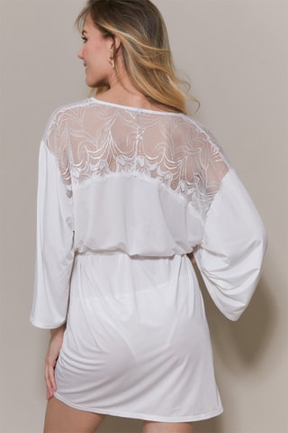 Kamerjas en string Luna - Wit