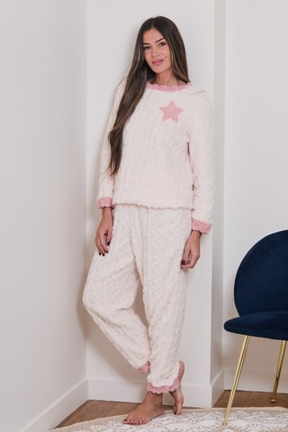 Fleece Pyjama Loka - Roze