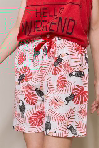 Pyjama Liba - Rood en wit