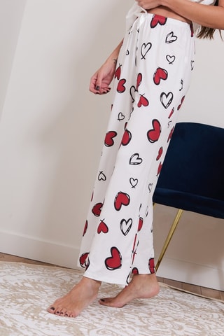 Pyjama Gali - Wit, zwart en rood