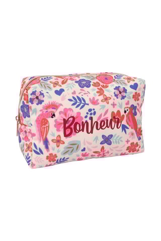 Trousse de toilette - Blanc et rose