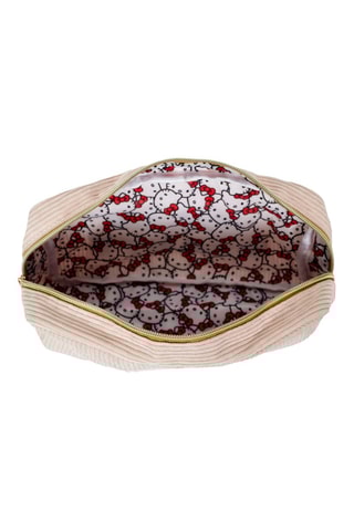 Trousse de toilette en velours Hello Kitty Sanrio - Rose