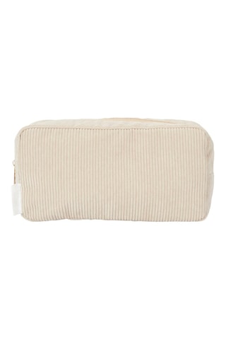 Trousse de toilette velours F*CK - Beige