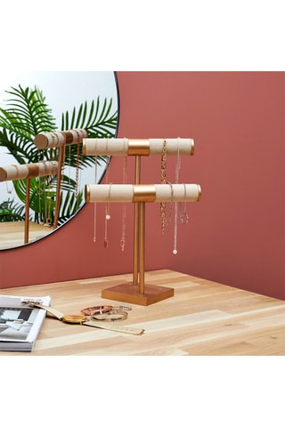 Présentoir à bijoux - 31 cm - Doré