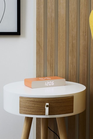 Réveil chargeur - Abricot