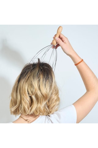 Coffret de massage en bois de schima - 3 pièces