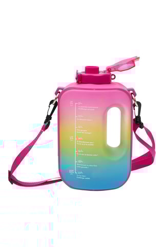 Gourde de motivation Sunset Lover XXL  - Fuschia