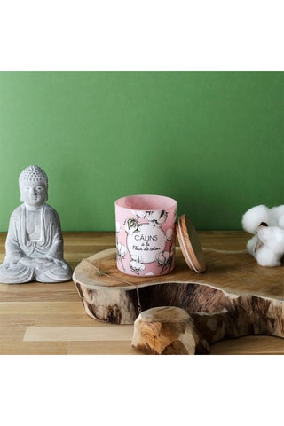 Bougie naturelle - Fleur de coton et linge frais