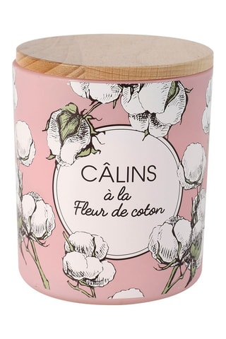 Bougie naturelle - Fleur de coton et linge frais