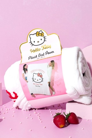 Plaid Hello Kitty - Blanc - 125 x 152 x 0,7 cm