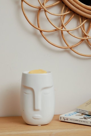 Brûleur visage en céramique - Blanc