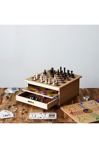 Jeu Deluxe 10-en-1 en bois - Dès 6 ans