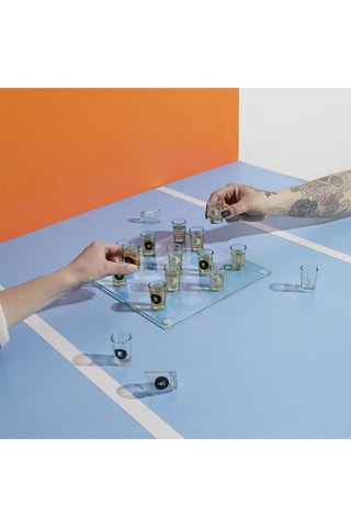 Jeu d’échecs à boire - 25 x 25 x 5 cm