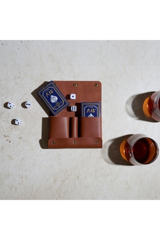 Pochette et étui de jeux de cartes et dés - Life is a Game