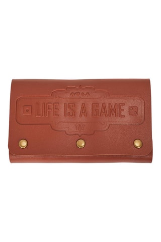 Pochette et étui de jeux de cartes et dés - Life is a Game