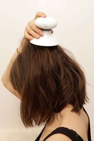 Masseur de tête - Blanc et gris