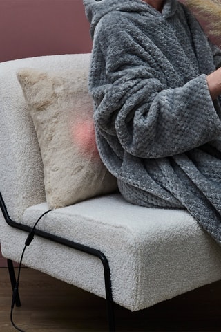 Coussin masseur Cosy time - Blanc - 40 x 13 x 40 cm