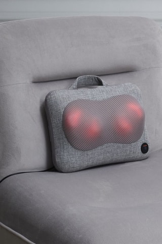 Coussin masseur shiatsu rechargeable - Gris
