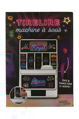 Tirelire machine à sous