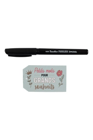 Bocal à messages pour la famille - 9,5 x 17,5 x 9,5 cm