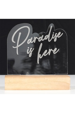 Lampe de table LED - Transparent