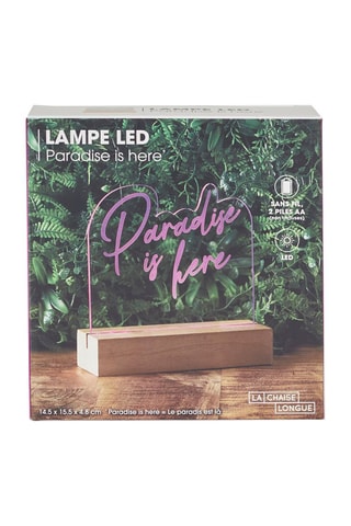 Lampe de table LED - Transparent