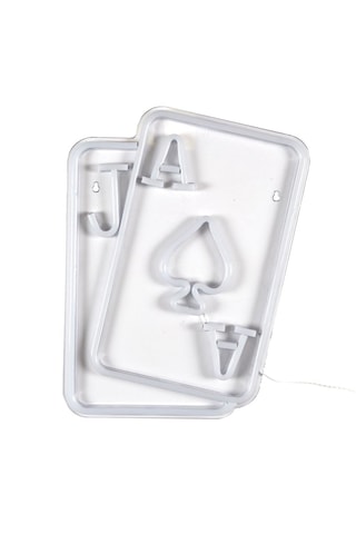 Lampe effet néon LED - Blanc et bleu