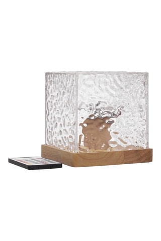 Lampe Cube Harmony  à poser - bleu