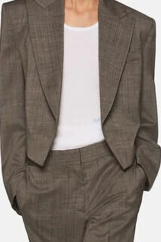 Blazer de lana - Marrón