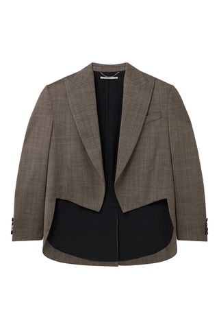 Blazer de lana - Marrón