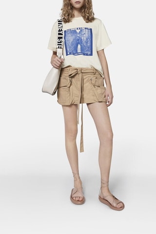 Falda pantalón - Beige