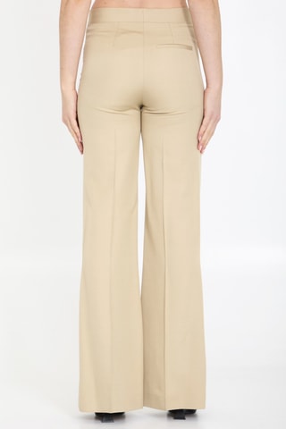Pantalón flare - Beige