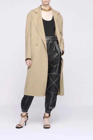 Abrigo de lana - Camel