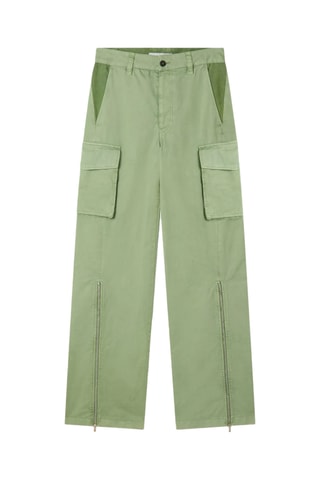 Pantalón cargo - Verde claro